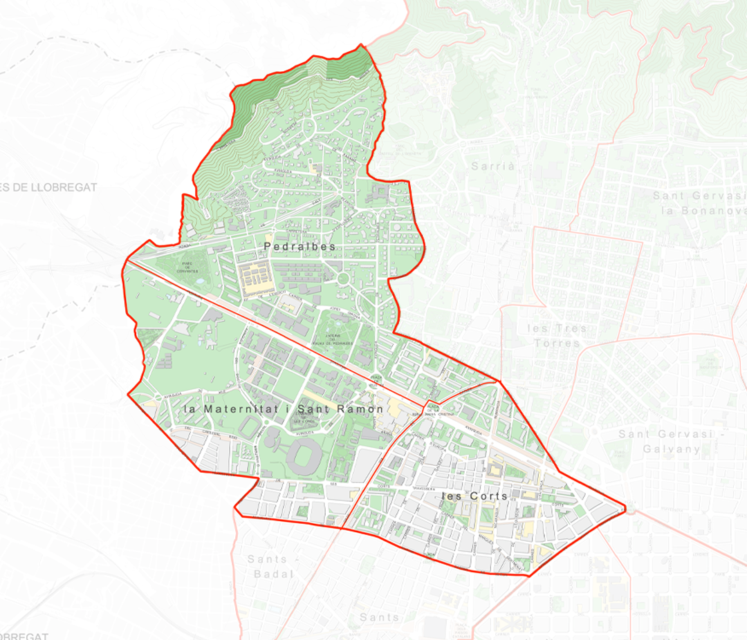 mapa barrio de sarria en barcelona Mejores barrios de Barcelona para vivir   ShBarcelona